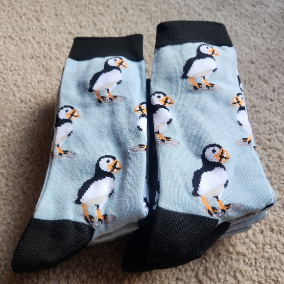 NEW puffin socks bird penguin - Picture 4 of 4